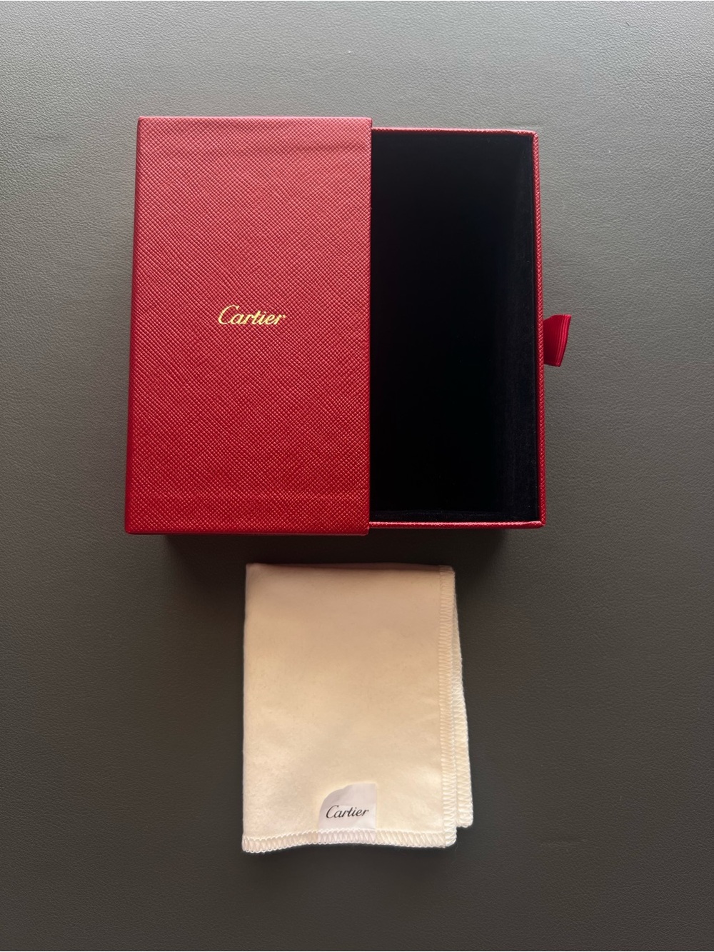 NEW Cartier Jewelry and Watch Cleaning Box and Cloth
